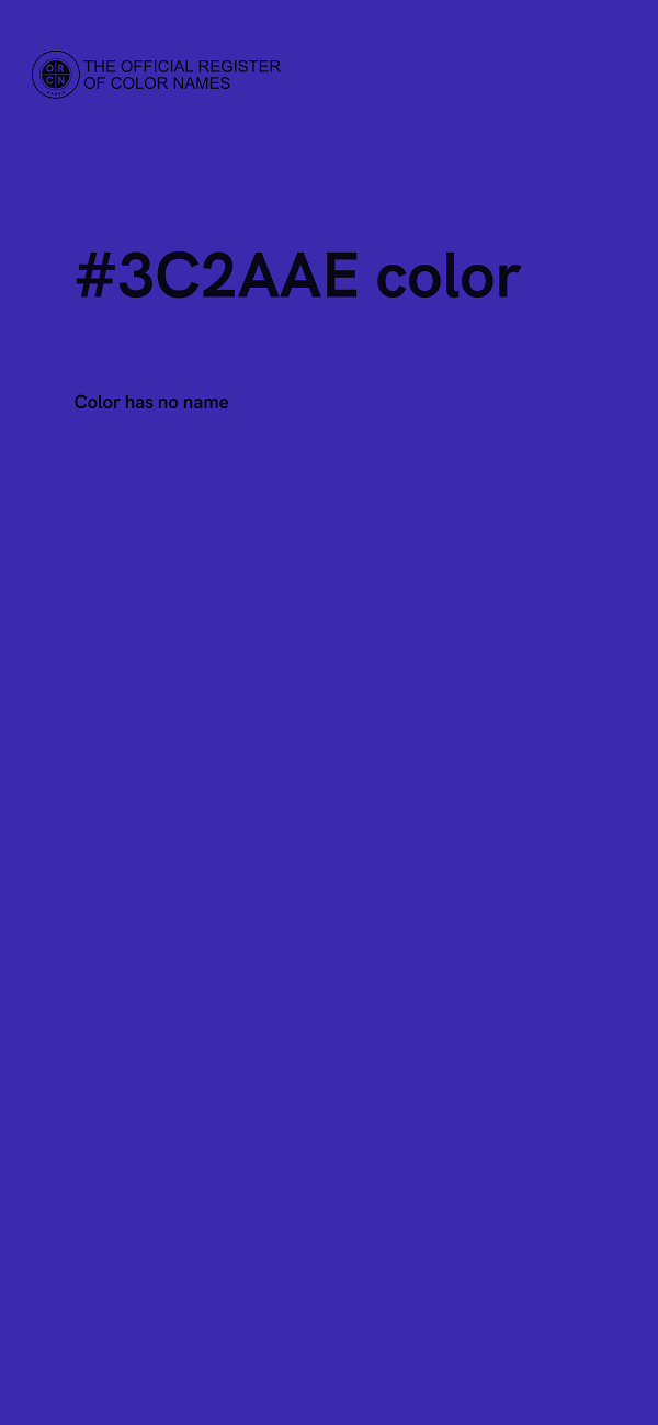 #3C2AAE color image