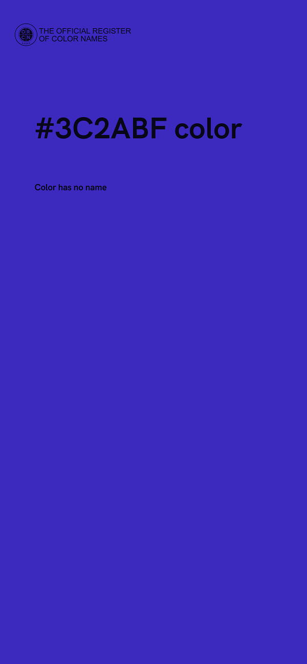 #3C2ABF color image