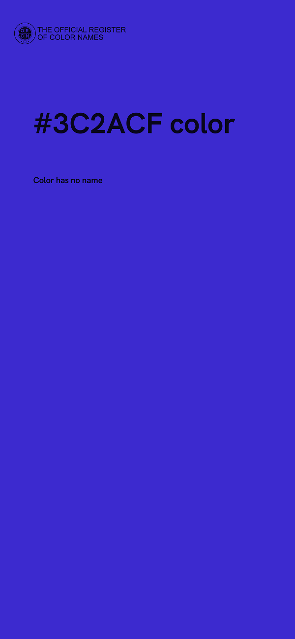 #3C2ACF color image