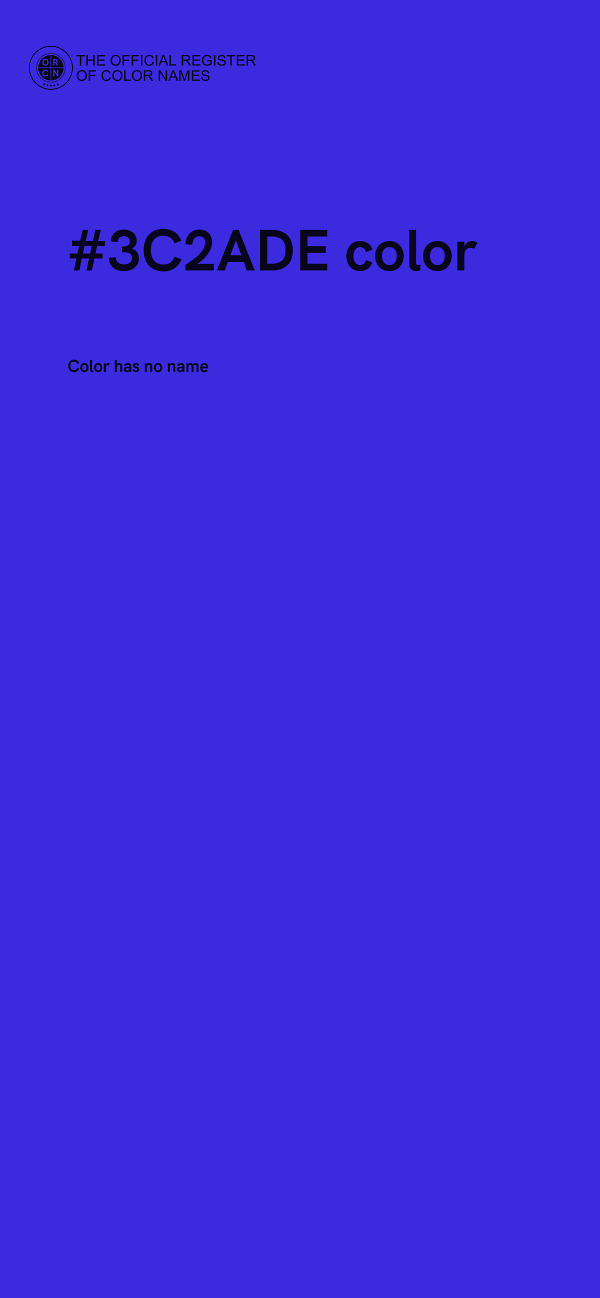 #3C2ADE color image