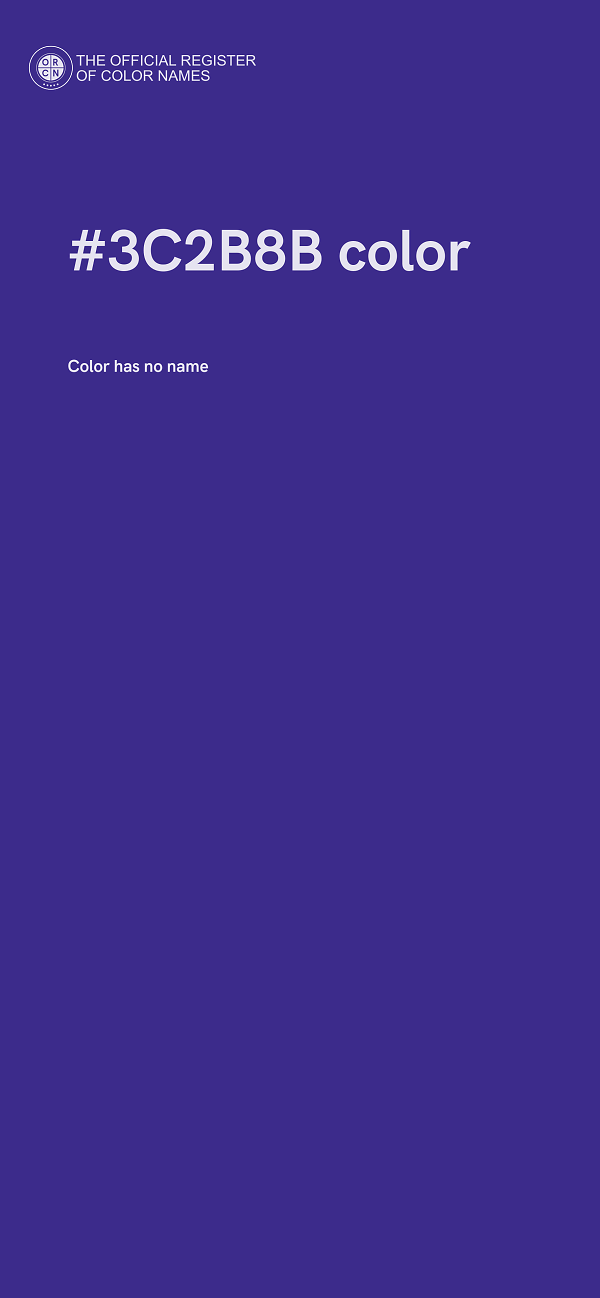 #3C2B8B color image