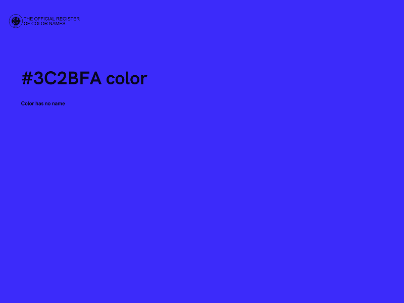 #3C2BFA color image