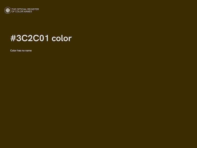 #3C2C01 color image