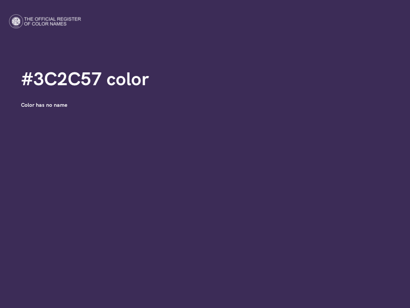 #3C2C57 color image