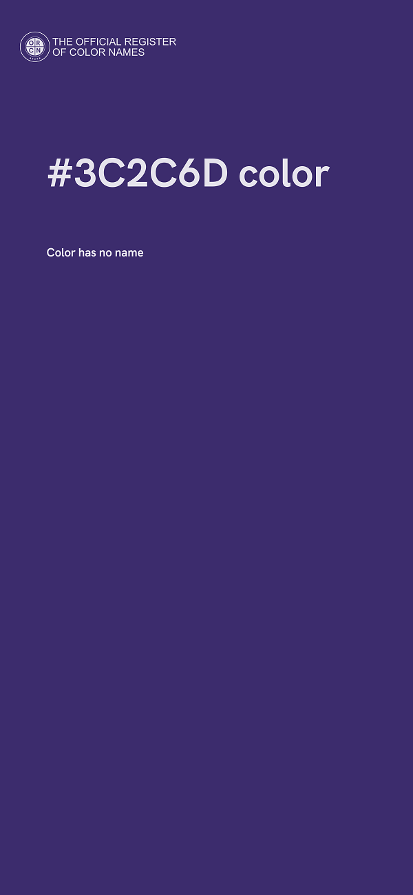 #3C2C6D color image