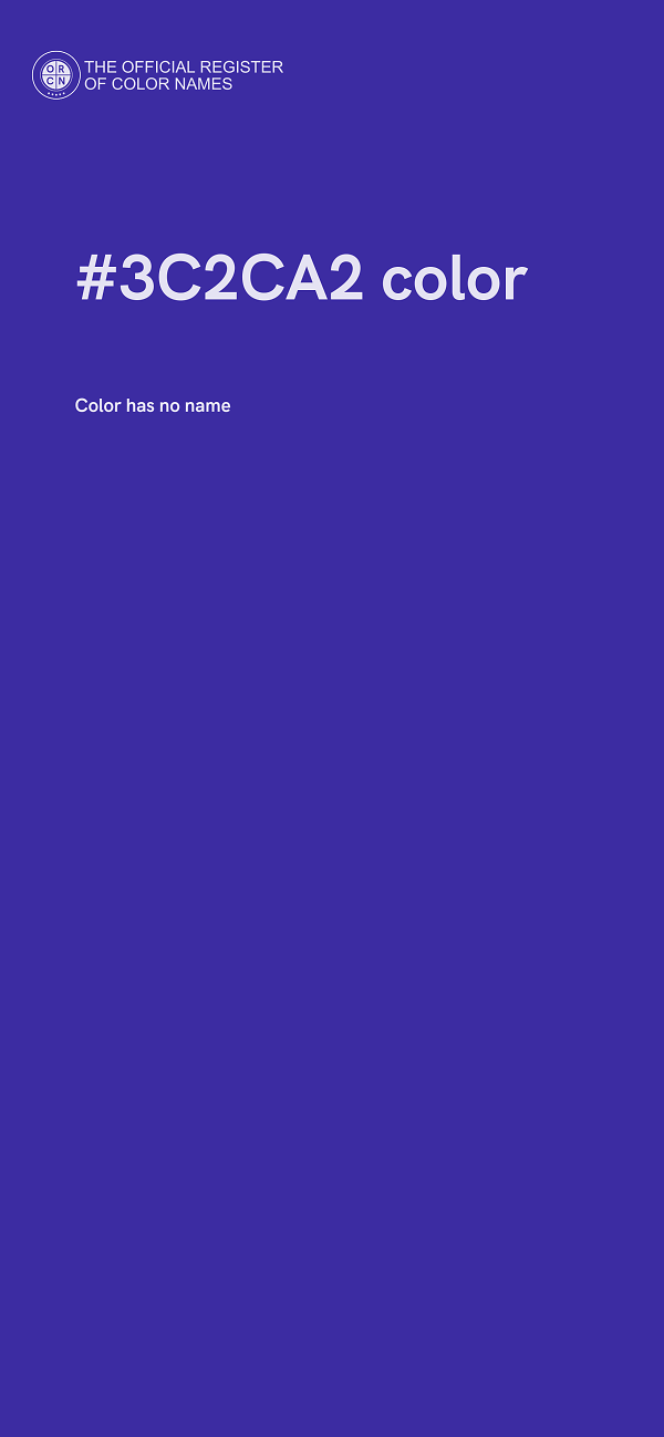 #3C2CA2 color image