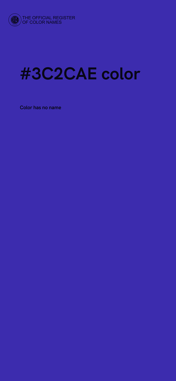 #3C2CAE color image