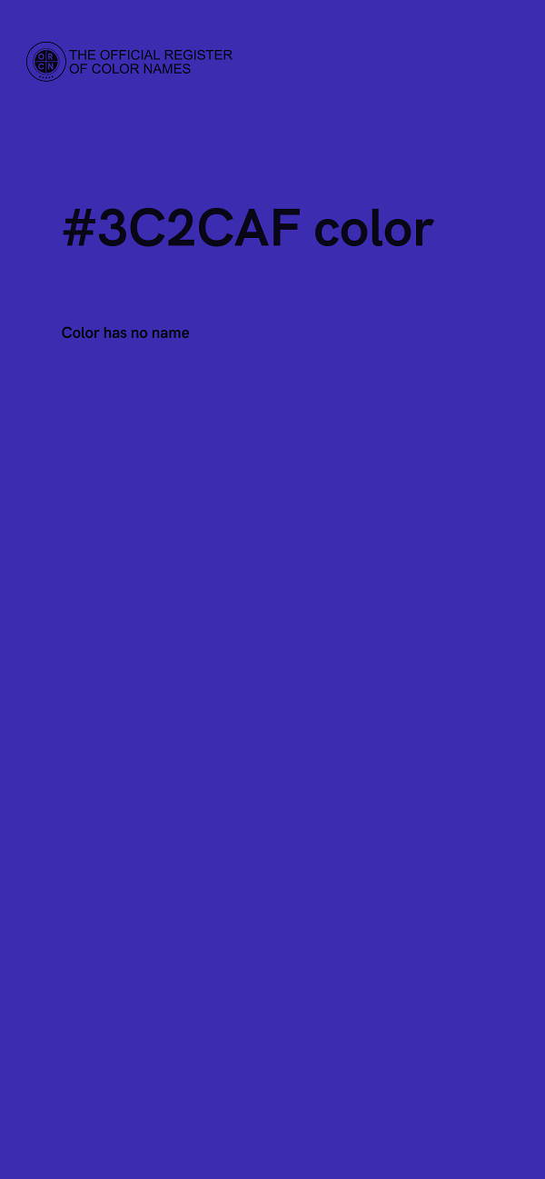 #3C2CAF color image