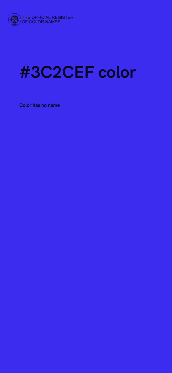 #3C2CEF color image