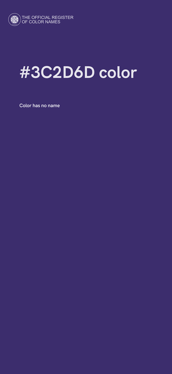 #3C2D6D color image