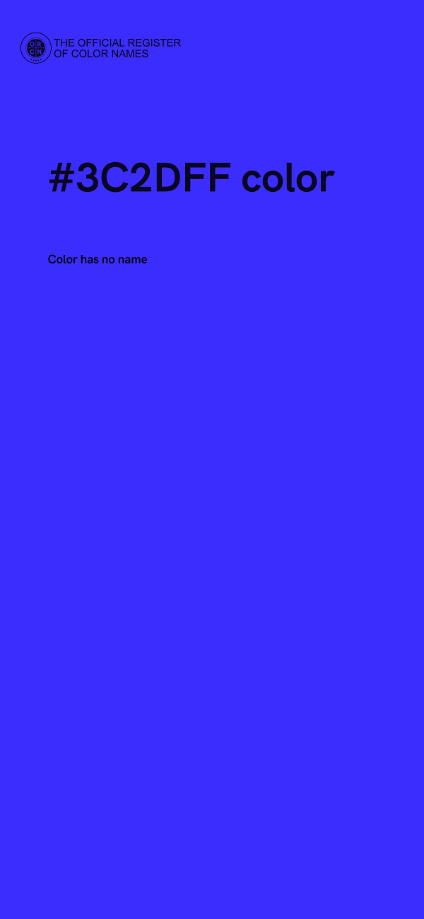 #3C2DFF color image