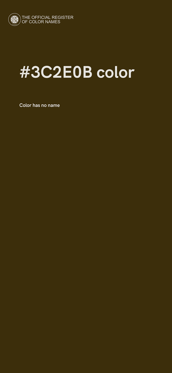 #3C2E0B color image