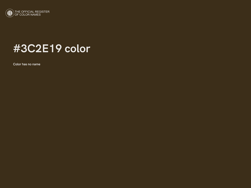 #3C2E19 color image