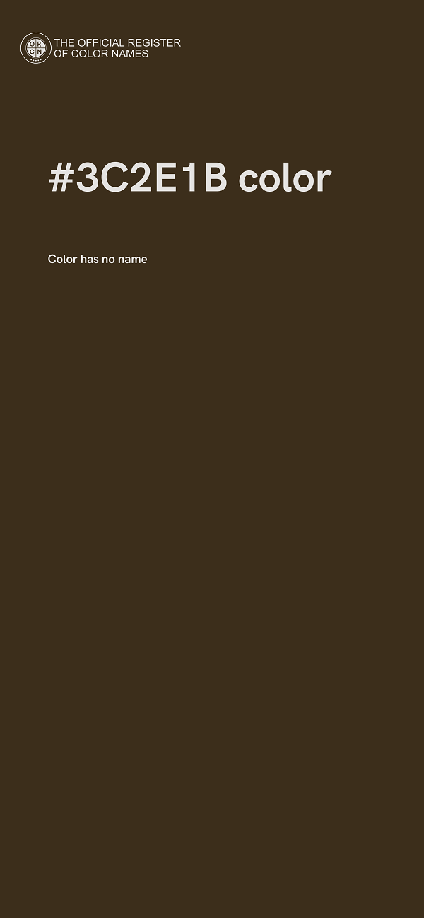 #3C2E1B color image