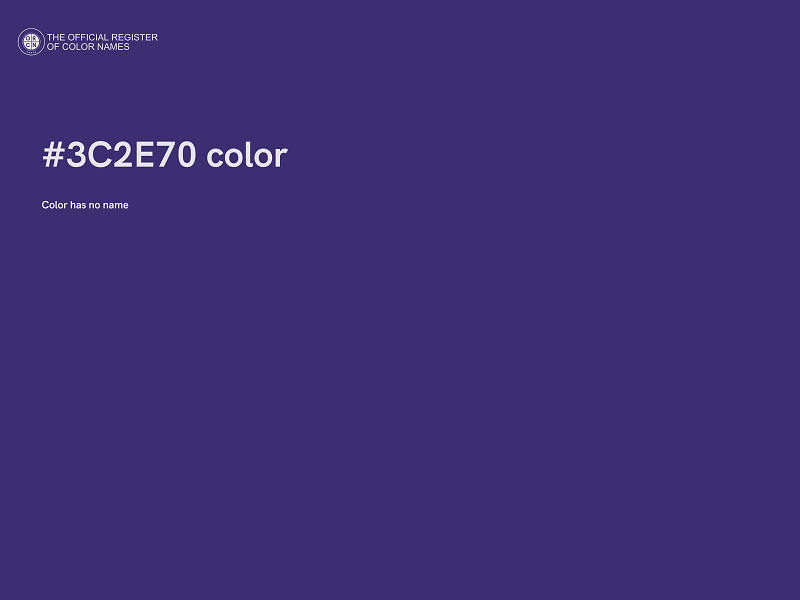 #3C2E70 color image