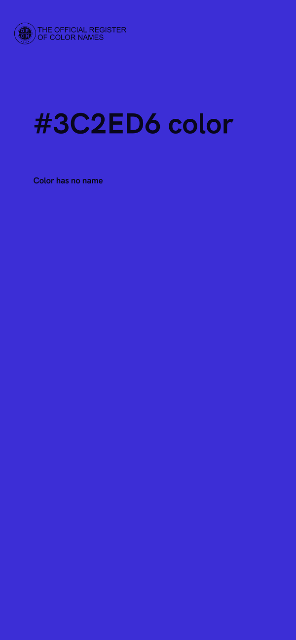 #3C2ED6 color image