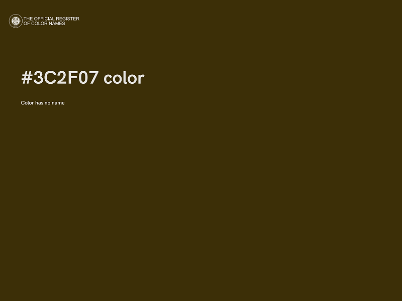 #3C2F07 color image