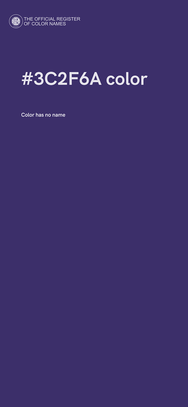 #3C2F6A color image