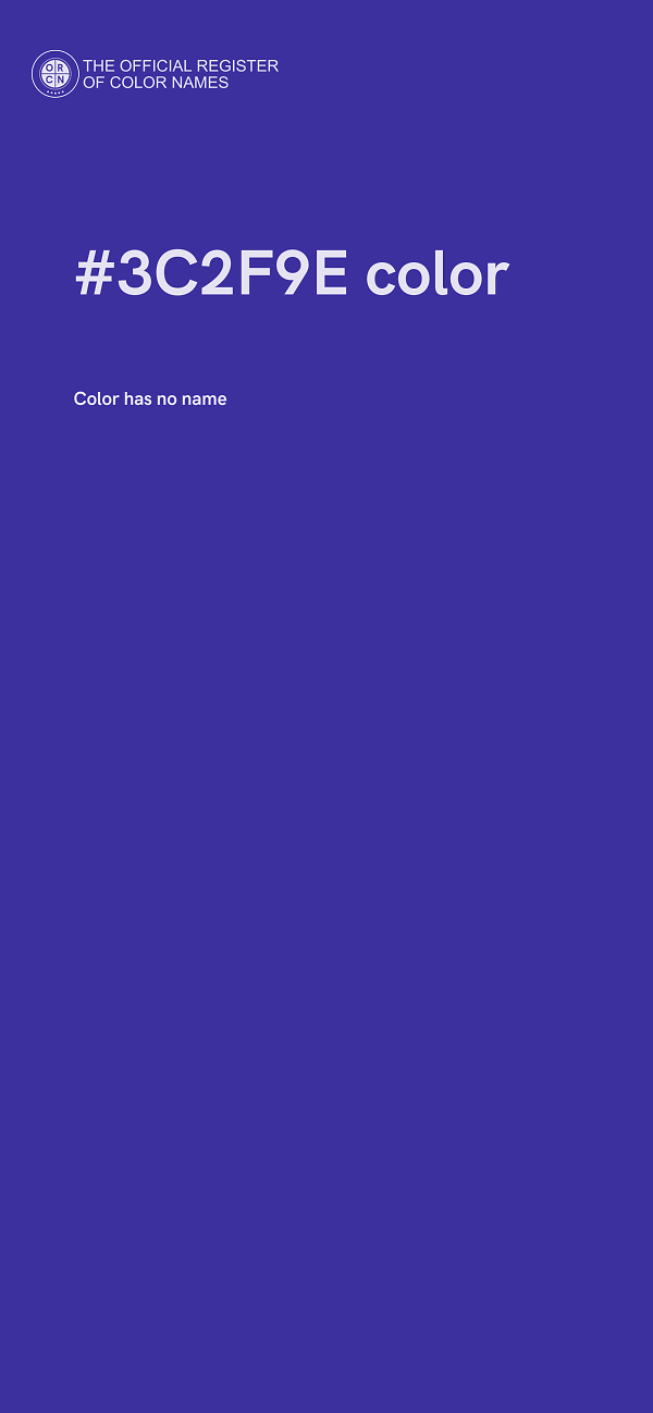 #3C2F9E color image