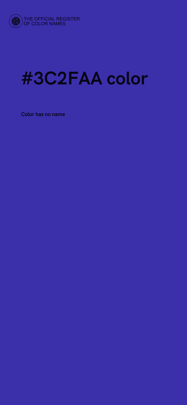 #3C2FAA color image