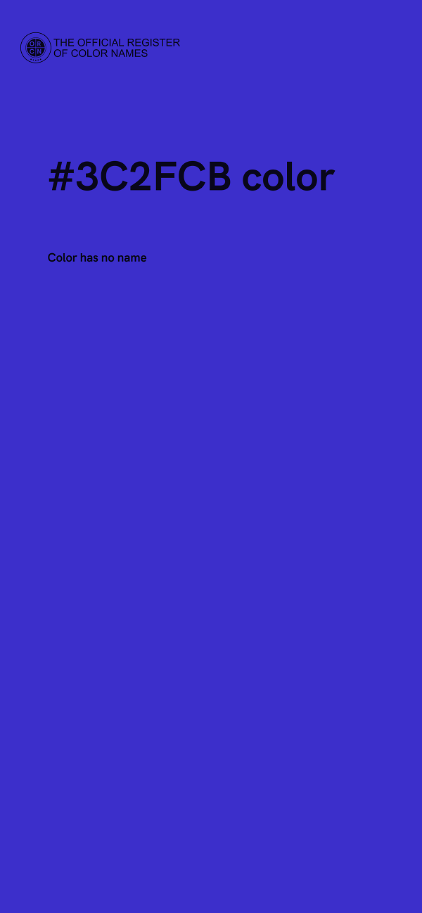 #3C2FCB color image