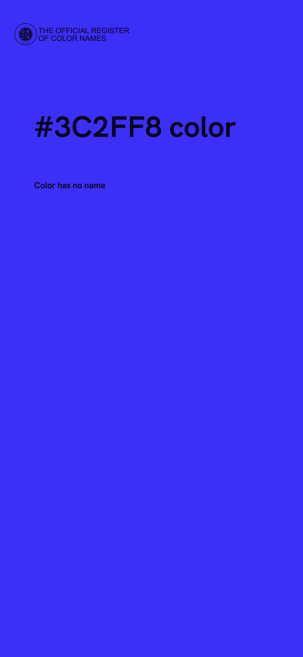 #3C2FF8 color image