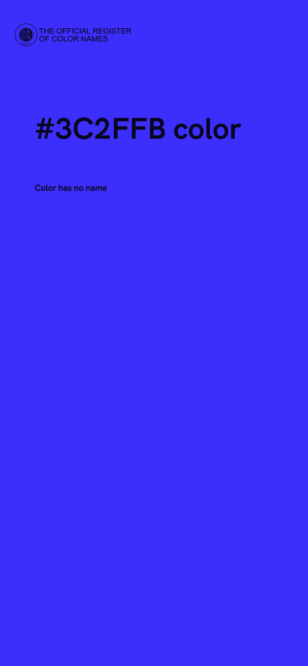 #3C2FFB color image