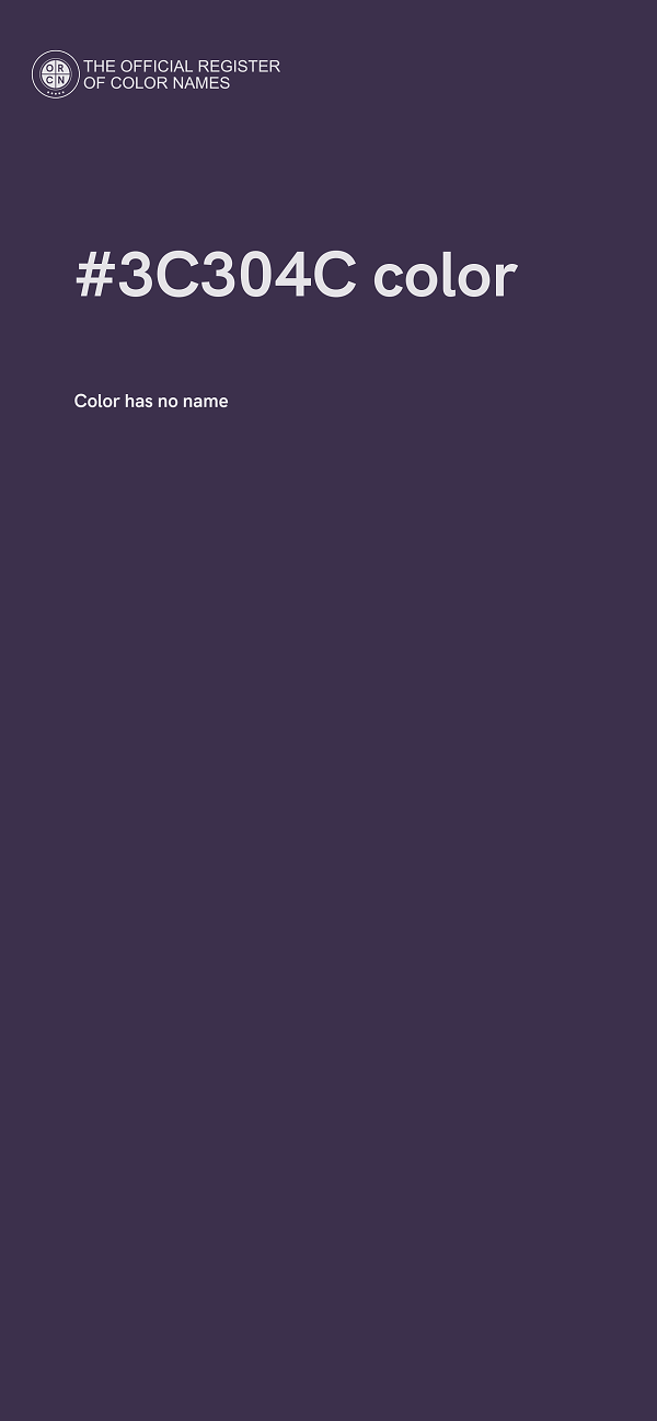 #3C304C color image
