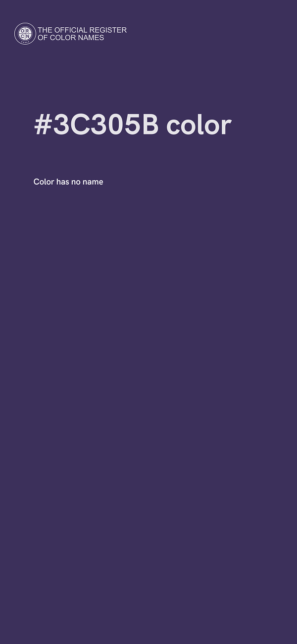 #3C305B color image