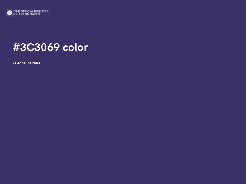 #3C3069 color image