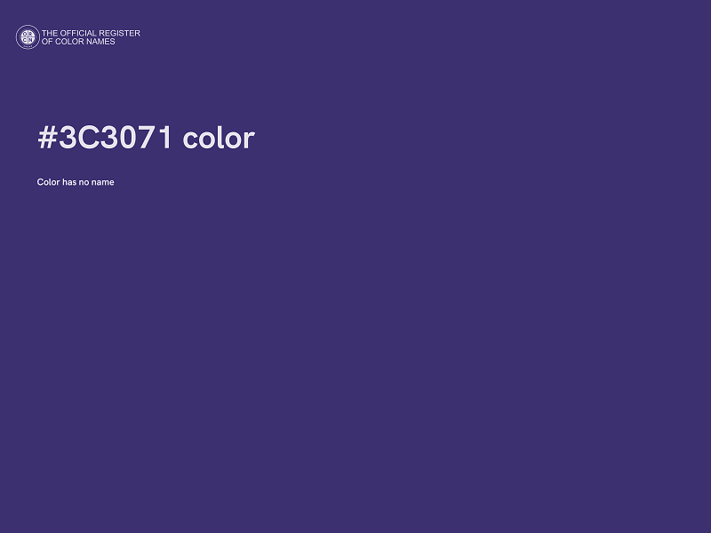 #3C3071 color image