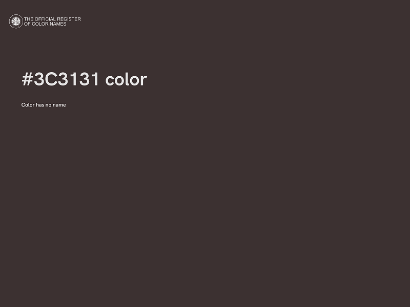 #3C3131 color image