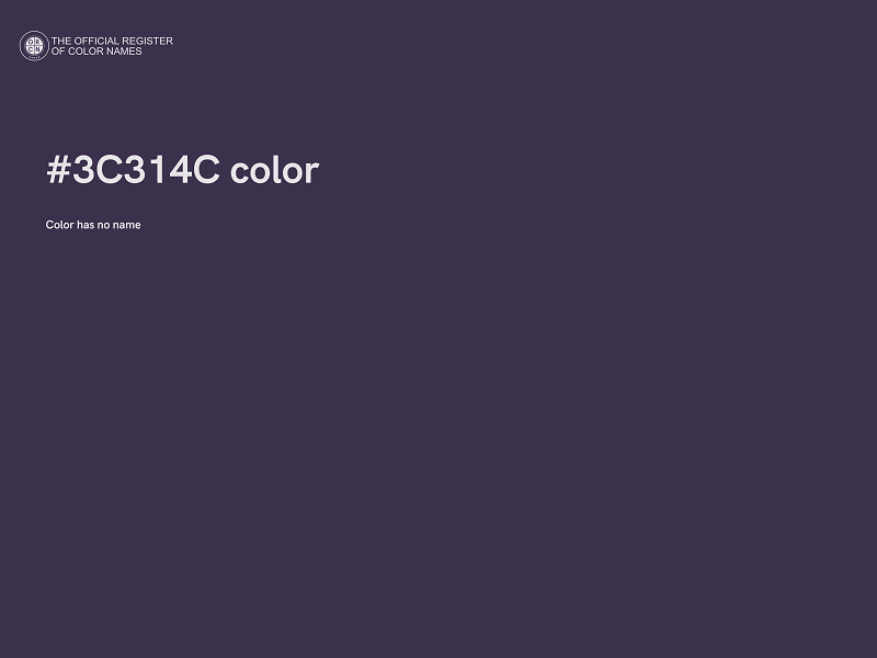 #3C314C color image