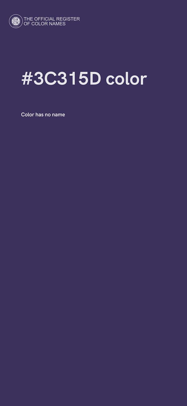 #3C315D color image