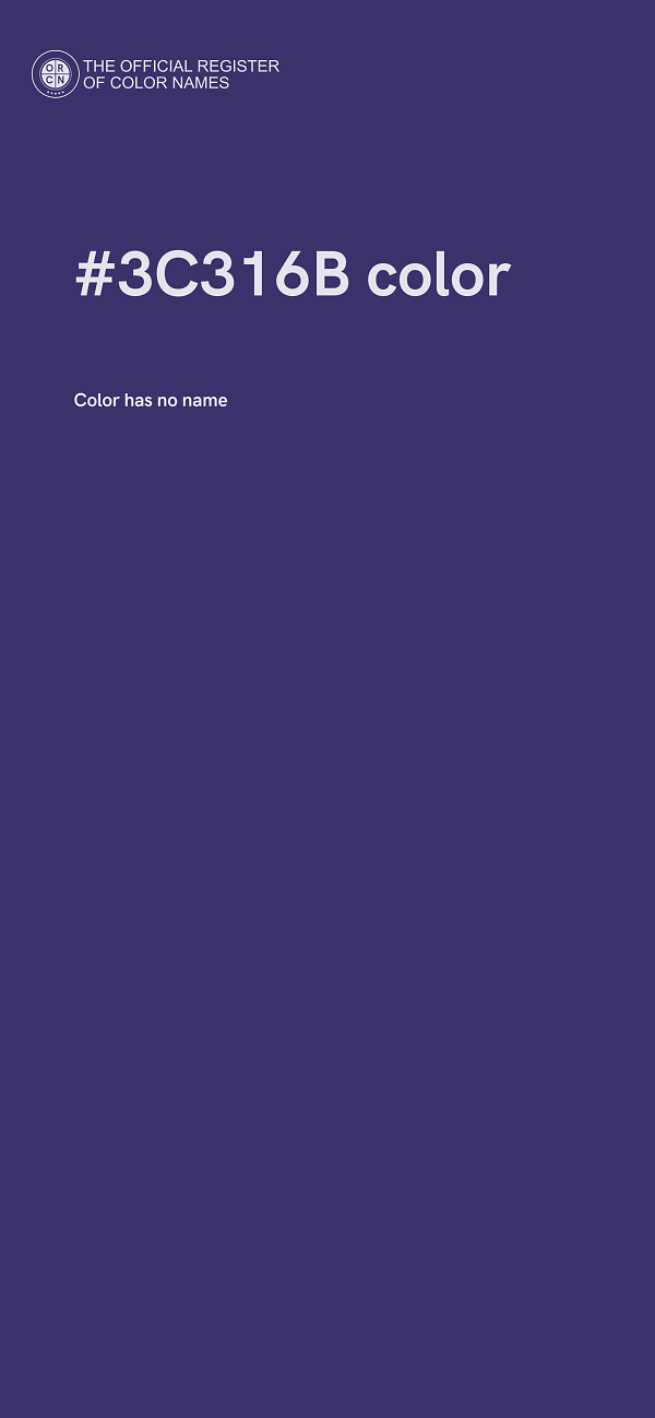 #3C316B color image