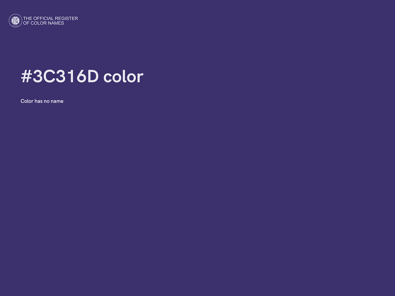 #3C316D color image