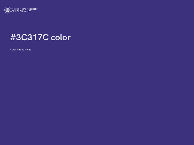 #3C317C color image