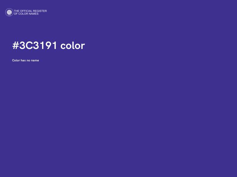 #3C3191 color image