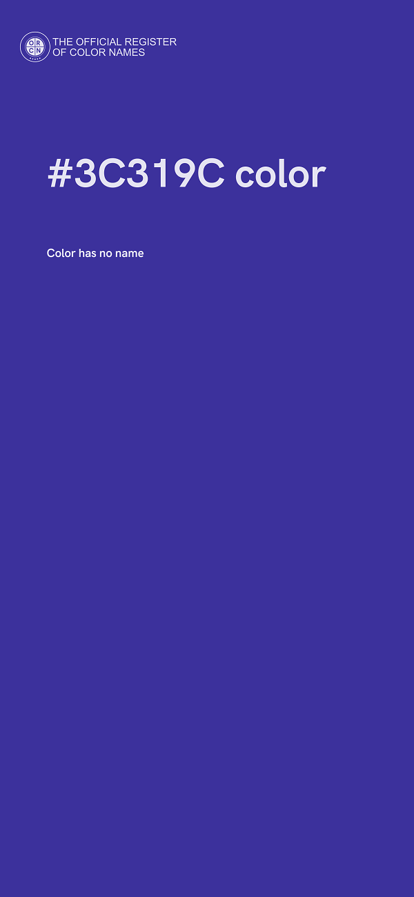#3C319C color image