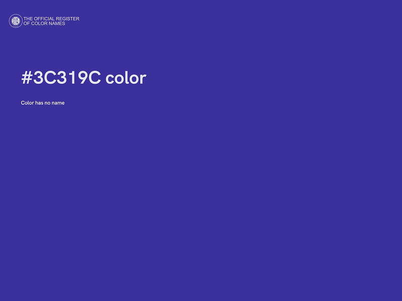 #3C319C color image