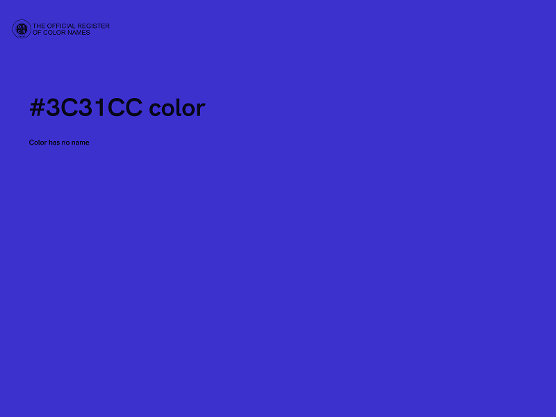 #3C31CC color image