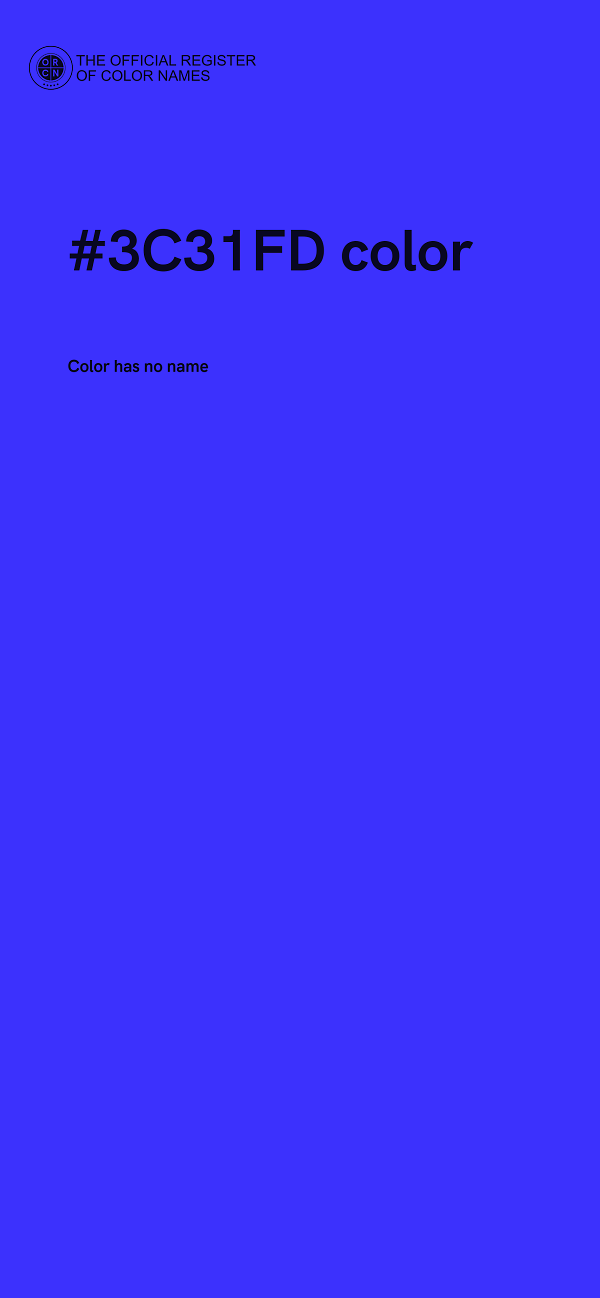 #3C31FD color image