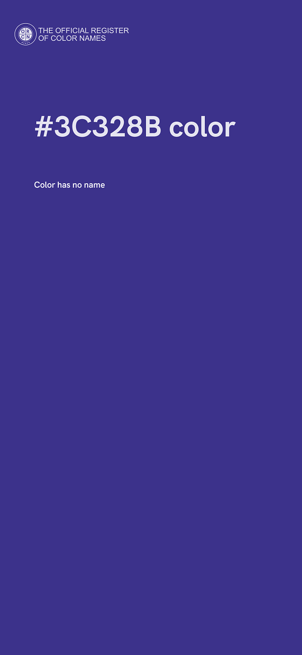 #3C328B color image