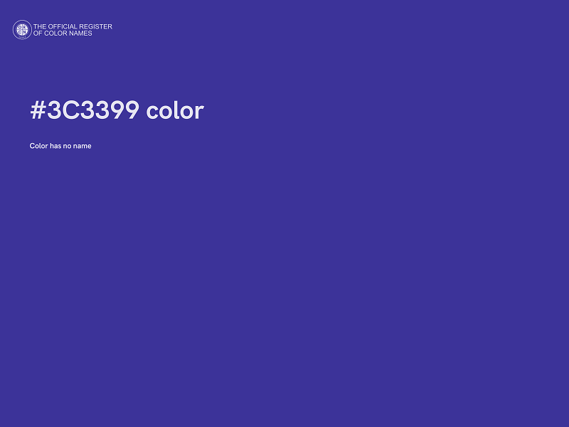 #3C3399 color image
