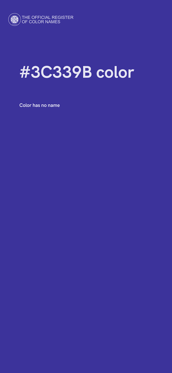 #3C339B color image
