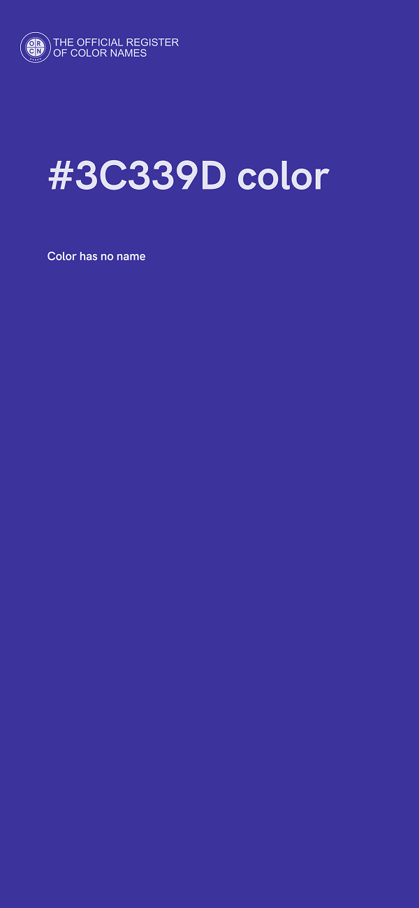 #3C339D color image