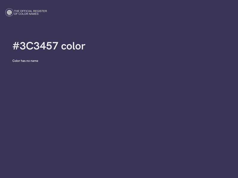 #3C3457 color image