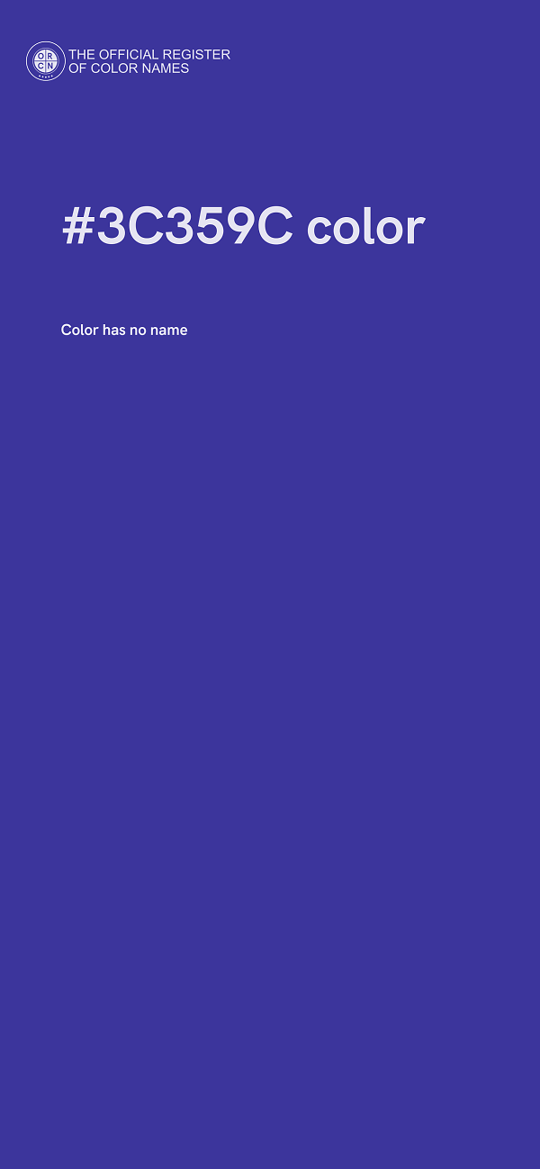 #3C359C color image