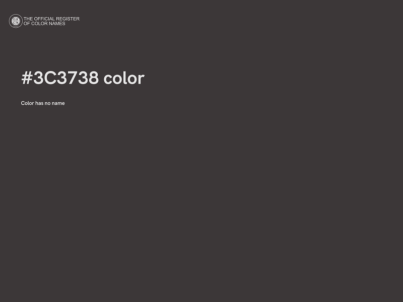 #3C3738 color image