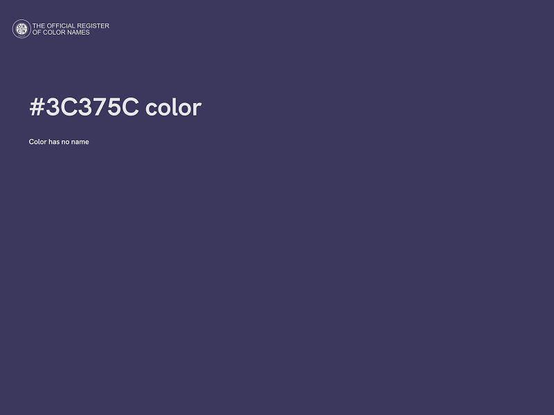 #3C375C color image